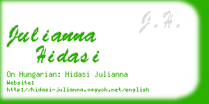 julianna hidasi business card